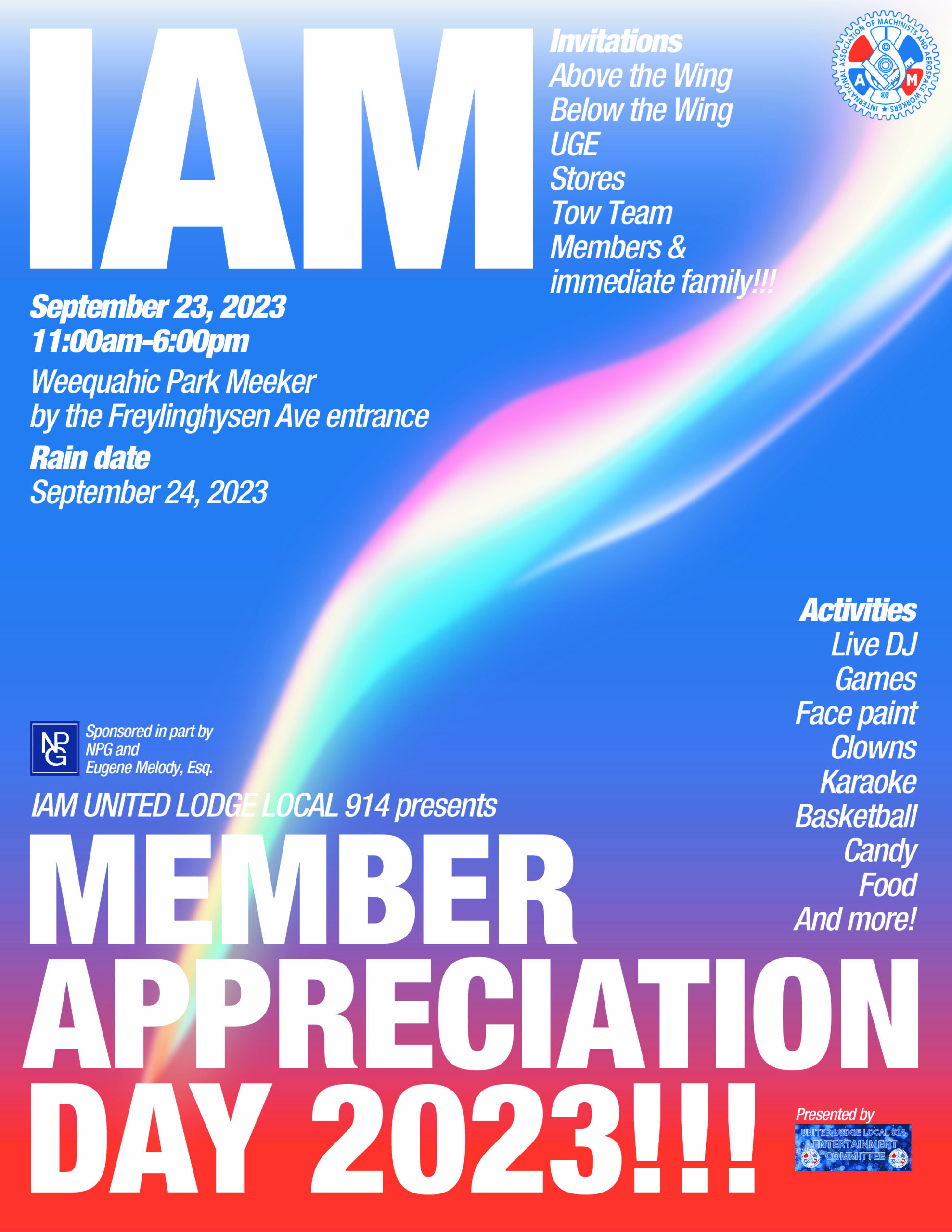 IAM Member Appreciation Day–It’s Happening!